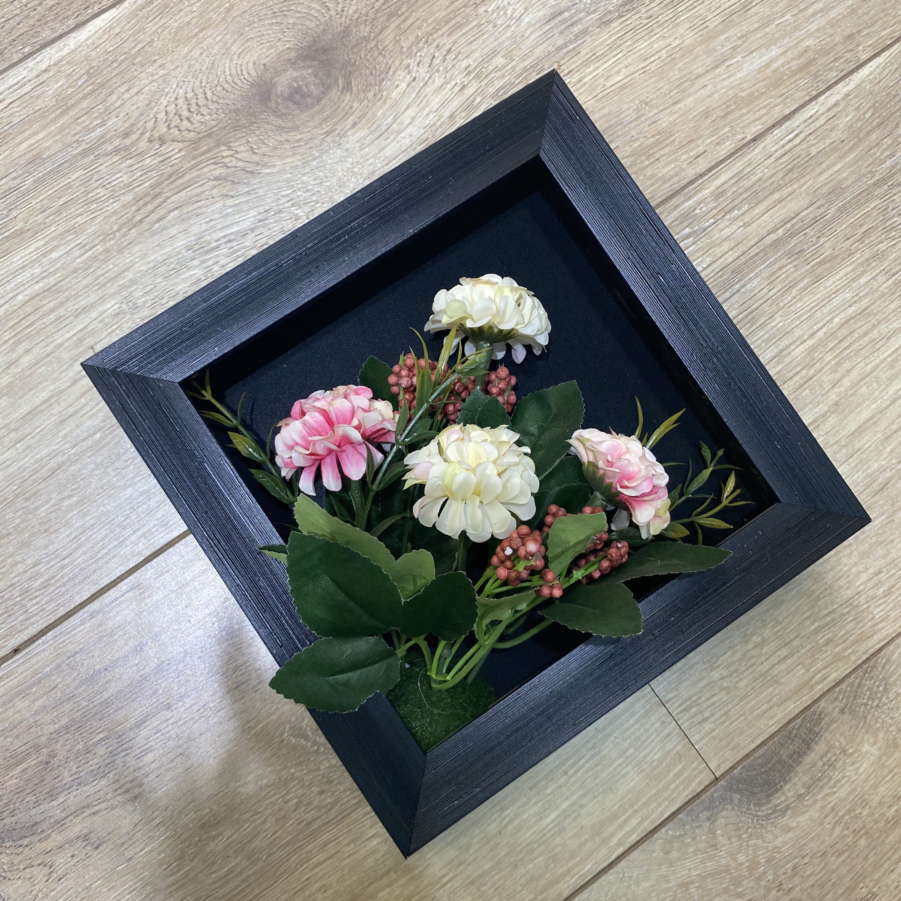 仿真花相框细节图