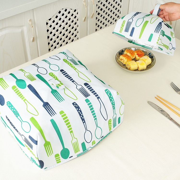 创意保温菜罩 餐桌厨房饭菜保温罩铝箔食物罩餐桌保温防尘罩