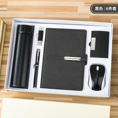 Regalo kayroshi pluma oficina exquisito regalo de personalidad portátil ratón inalámbrico bolígrafo de firma taza térmica conjunto de regalo papelería personalizada Specification image