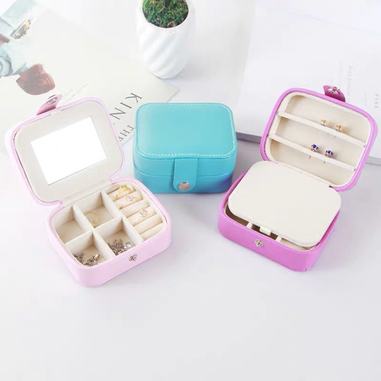 Leather Mini Jewelry Packaging Storage Box