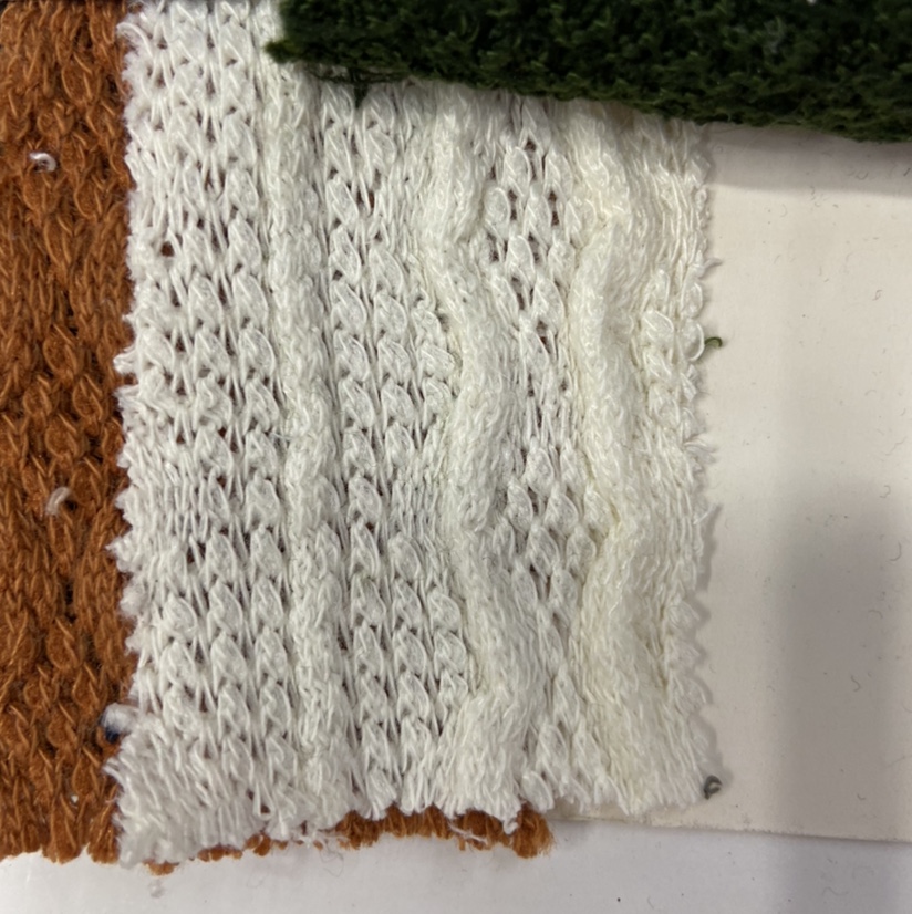 米白色氨纶涤纶布料服装羽绒服袖口装饰品工艺品头饰面料多色可选来样定做