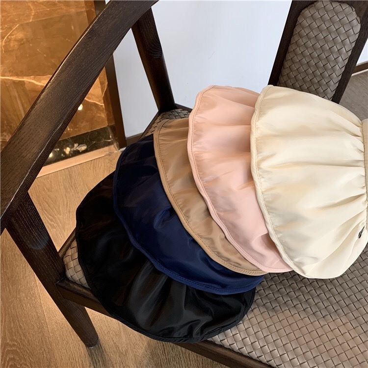 Summer Women's Hat Twill Baseball Cap All Cotton After Foreign Trade Open Sun Hat Solid Color Light Plate Cap Item Picture