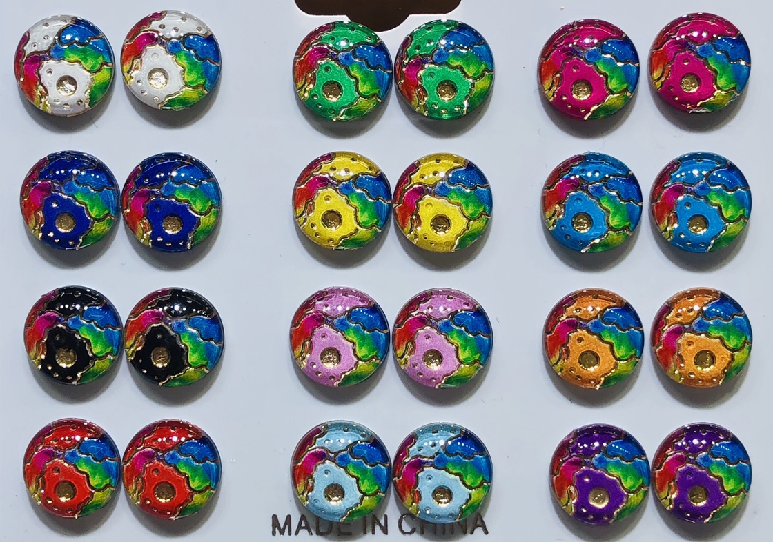 Round Map Flower 10Mm