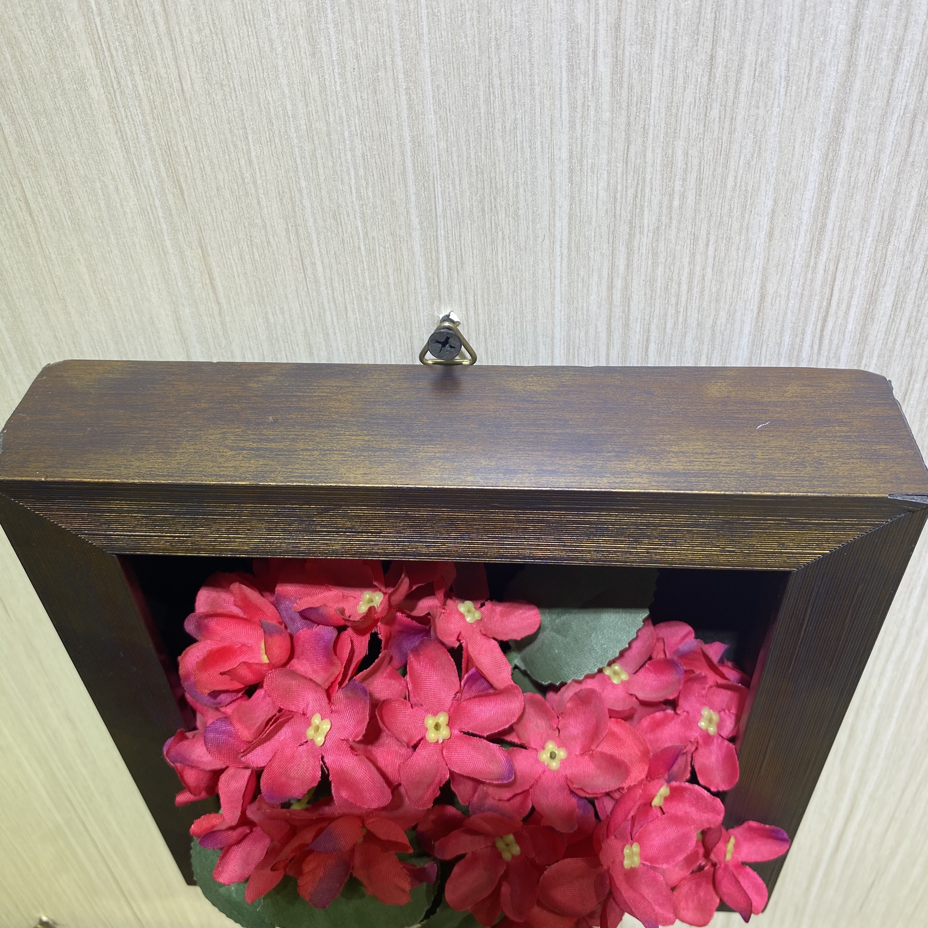 仿真花相框细节图