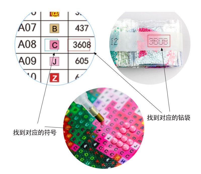 Bright diamond, irregular-shaped diamond, framed diamond painting 40*50, an export bestseller available without loan detail image 8