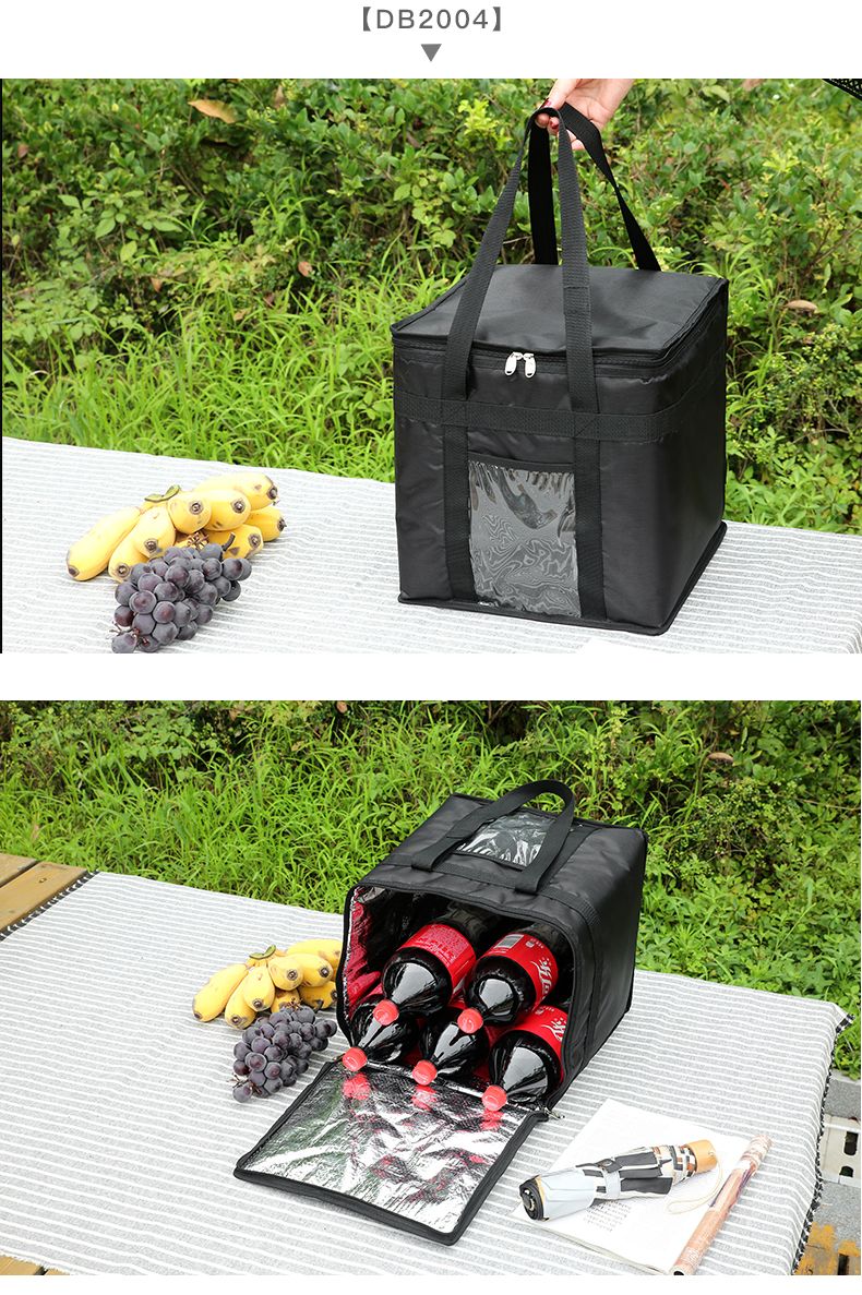 Thickened insulated bag, large outdoor refrigerated ice pack, waterproof insulated bag, aluminum foil takeout delivery insulated box, lunch box bag detail image 11