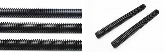 Trapezoidal screw for climbing frame