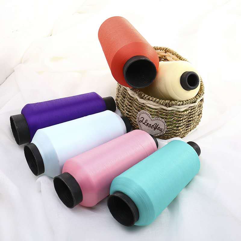 Polyamide Colored Yarn Polyamide High Elastic Colored Covered Yarn High Strength Thread Silk Sewing High Strength Thread Nylon Sewing Thread M251 details Picture