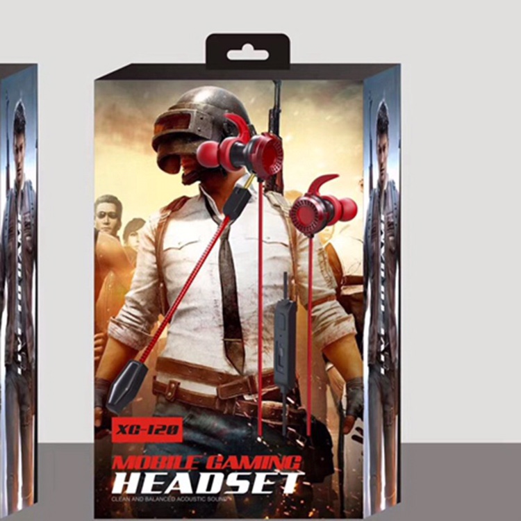 Thangka new popular mobile game in-ear headset XG120 chicken eating headset in-ear wired headset mobile computer PS4 game console general manufacturer direct sale thumbnail