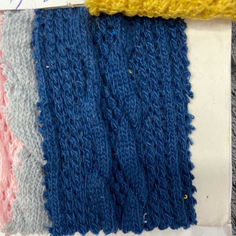 墨蓝色氨纶涤纶布料服装羽绒服袖口装饰品工艺品头饰面料多色可选