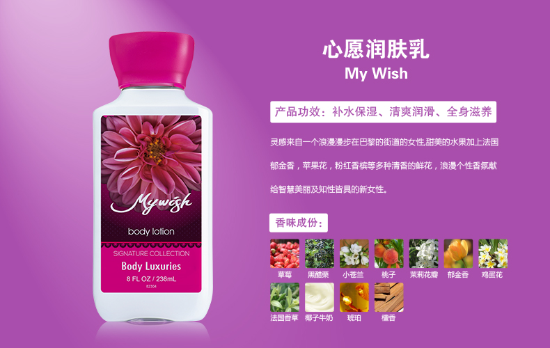 DEAR BODY WISH to double moisten lotion MY WISH thumbnail