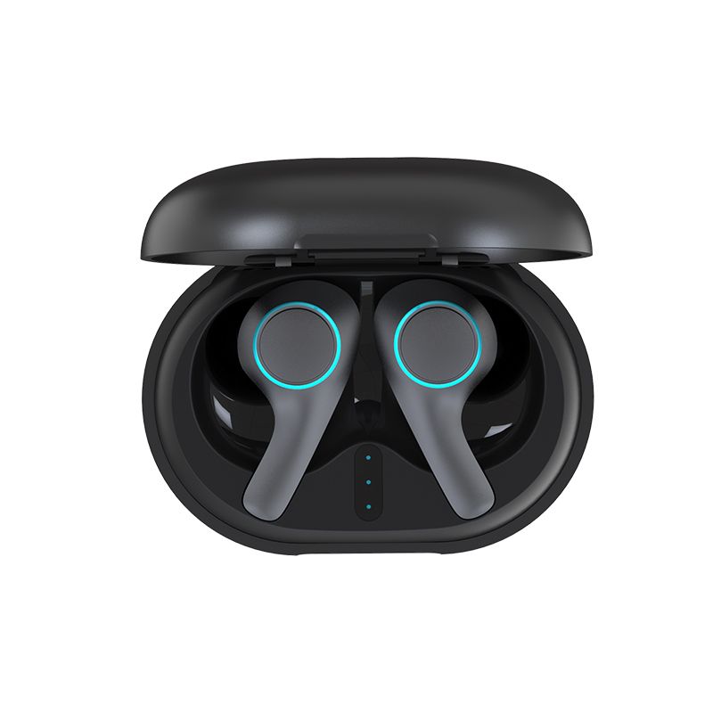 YEXIN 新品PT05蓝牙耳机双耳立体声TWS运动通用蓝牙耳机白底实物图