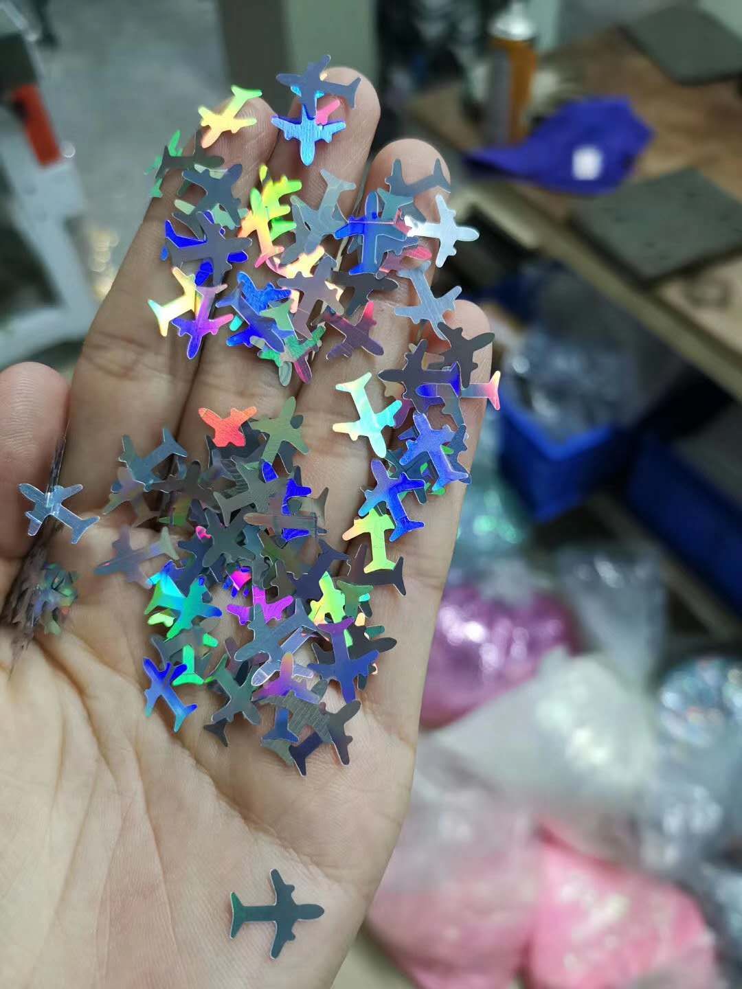 烫钻/美甲树脂花/烫钻贴树脂/黑尖晶/布贴细节图