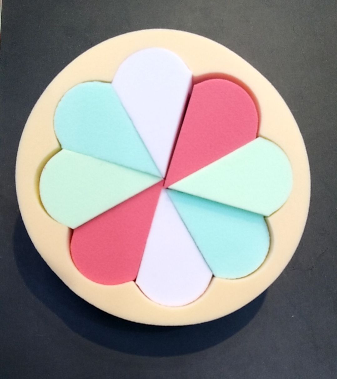 1EVA带槽梅花八块橙框80-17t超软