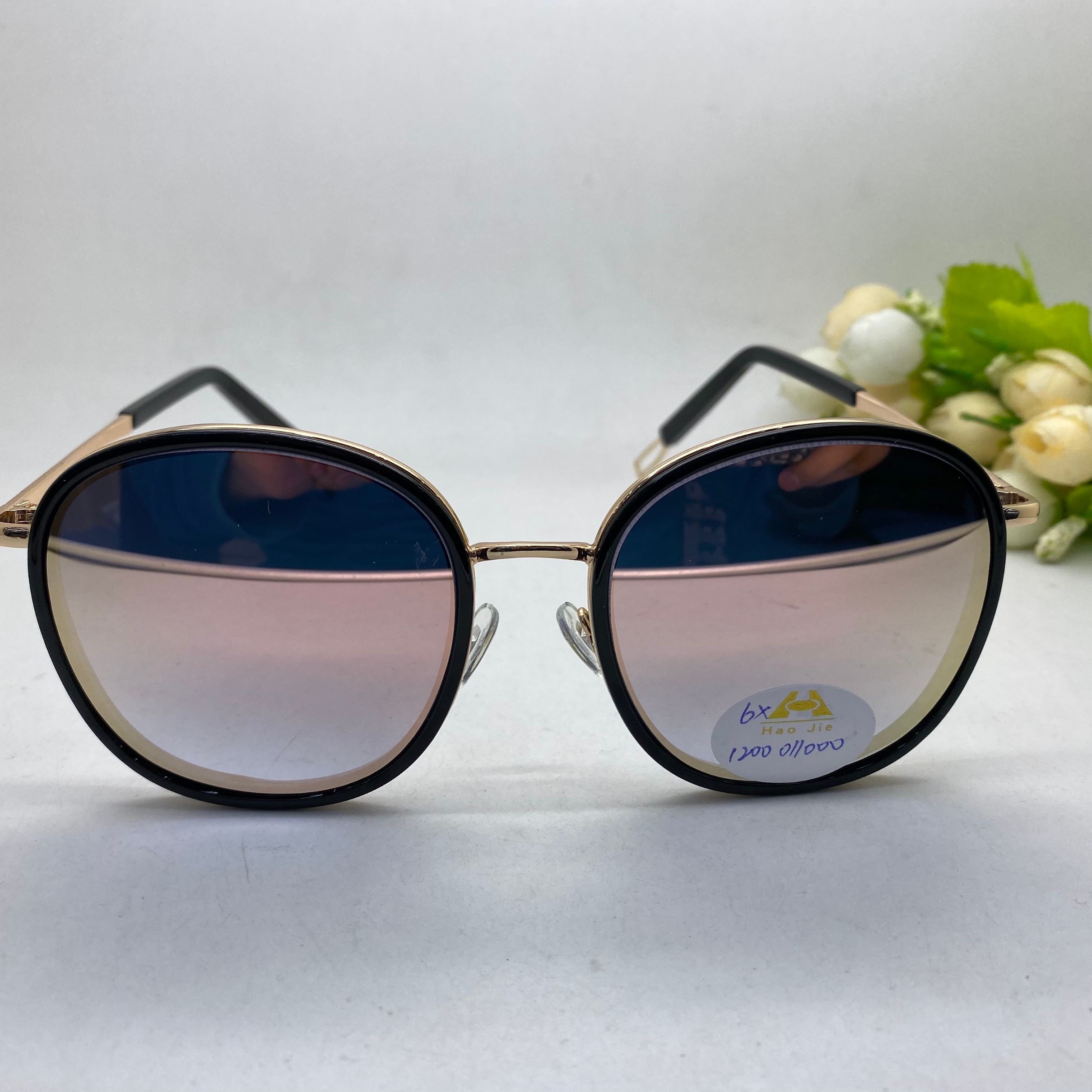 Retro round fashion sunglasses web celebrity for men and women 2020 new 1200 full figure