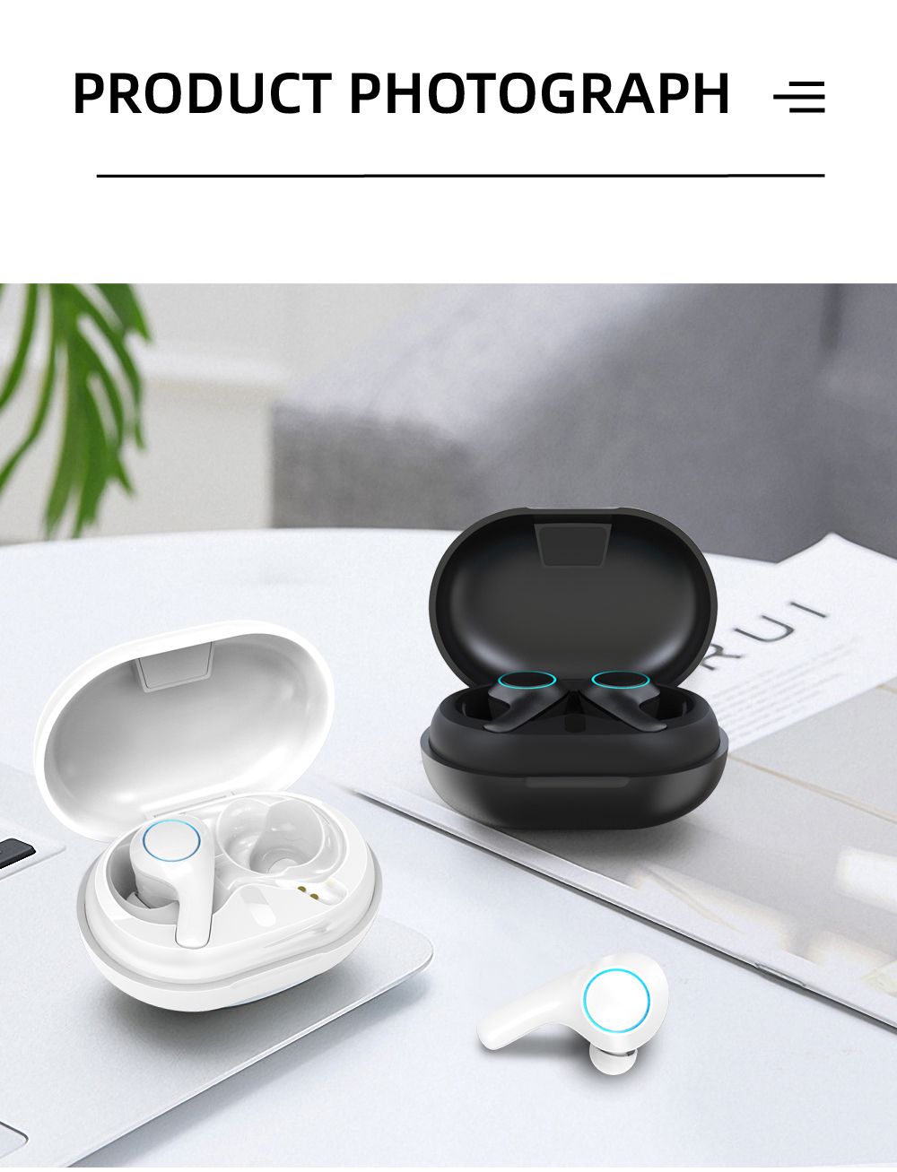 YEXIN 新品PT05蓝牙耳机双耳立体声TWS运动通用蓝牙耳机详情图15