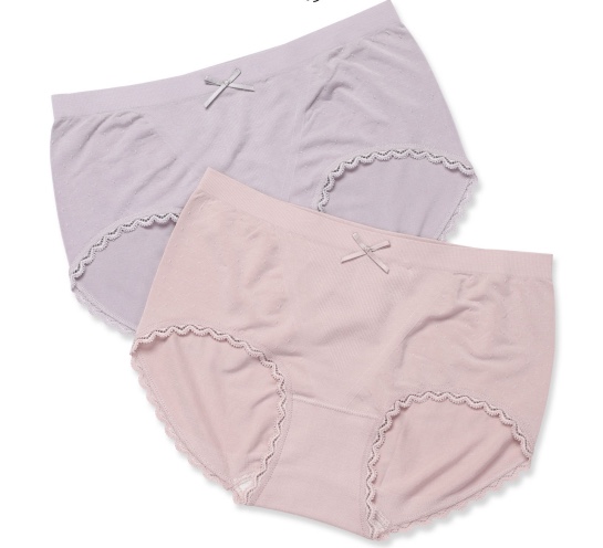 Seamless Naked Ammodal Women's Bow Panties 6051#