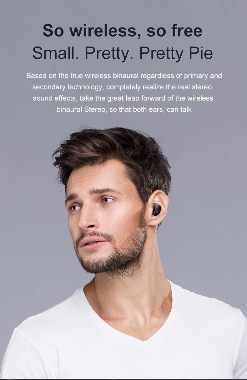 YEXIN 新款W16蓝牙耳机 无线耳机 5.0 tws数显蓝牙耳机详情图4