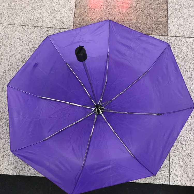 Three Fold Umbrella Plain Color details Picture