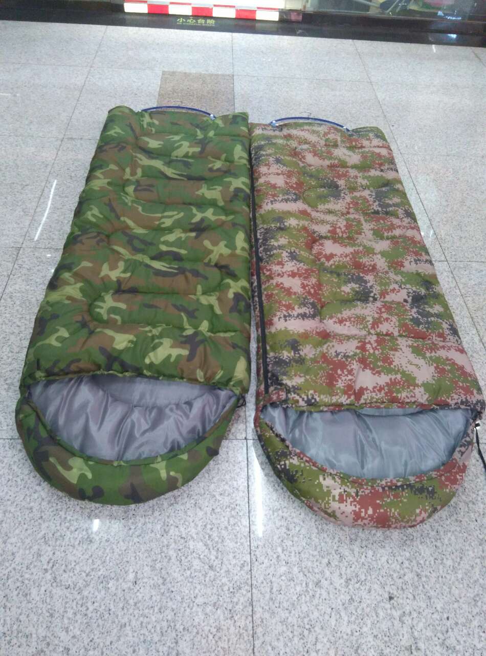 信封式带帽成人户外野营睡袋 户外露营办公午休家居睡袋用品细节图