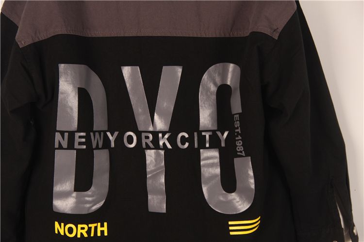 A thin, fashionable and cool spring and autumn coat for older boys. 2020 new style of Doku Dobi shirt for older boys. 14 years old detail image 4