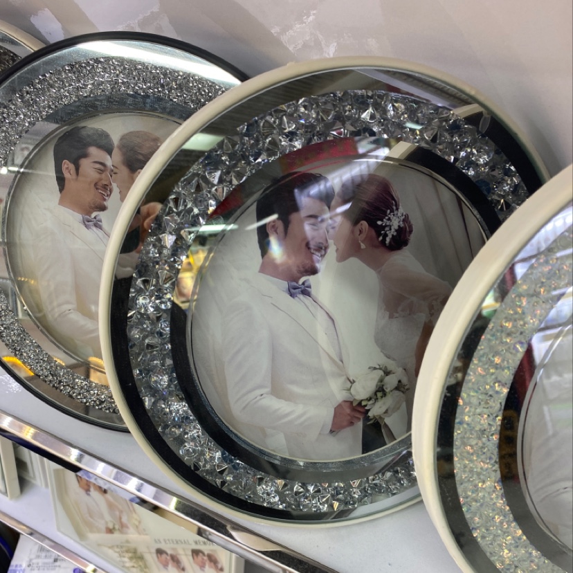 圆形相框水晶相框