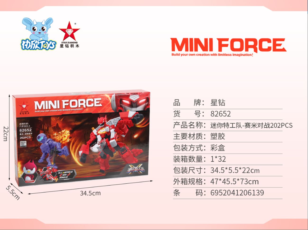 Yiwu Good Cargo Mini Agent team - Sami vs 202PCS 82652#/F1-150