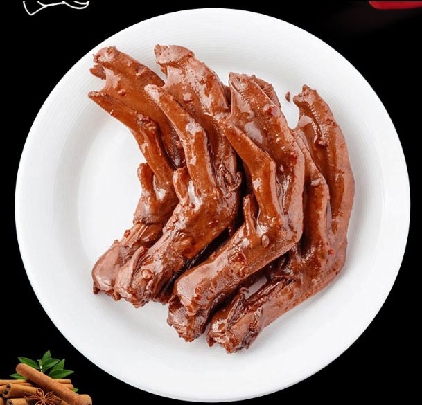 泡椒味酱卤鸭掌细节图