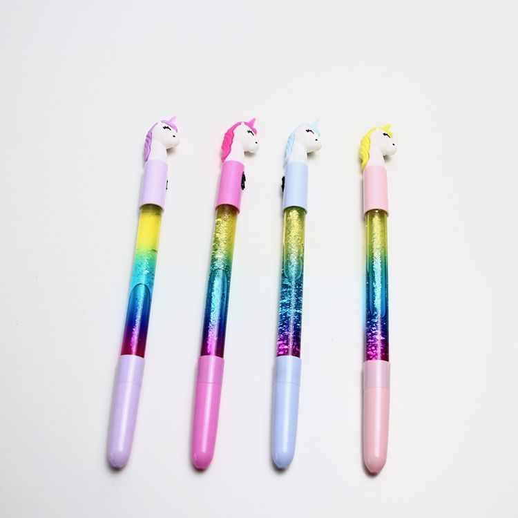 Hot-selling Unicorn-shaped Quicksand Neutral pen full figure