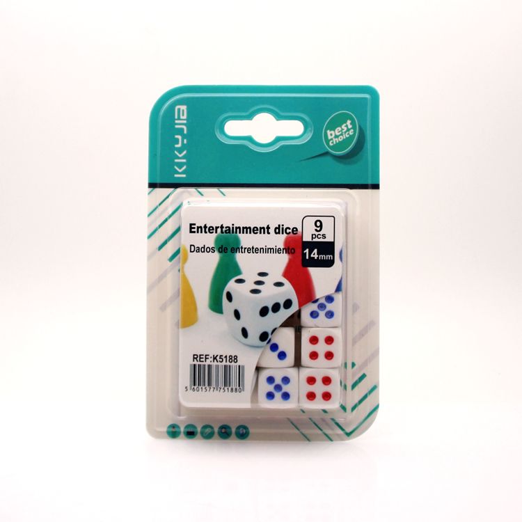 卡卡五金 5188全吸包装白色骰子14#麻将筛子娱乐用品图