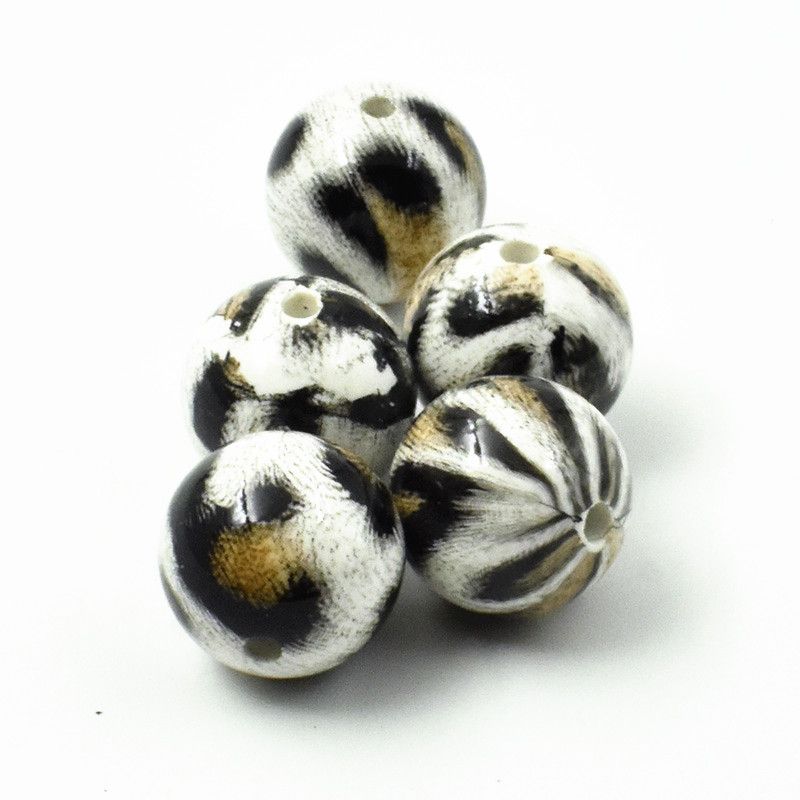 Factory Direct Sales 20Mm Watermark Beads Diy Accessories Materials Shoes Bags Clothing Accessories Environmental Protection Acrylic