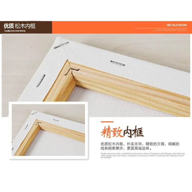 Handmade diy digital oil painting, living room landscape, animal, lion coloring, hand-painted oil decorative painting wholesale 40x50 detail image 2