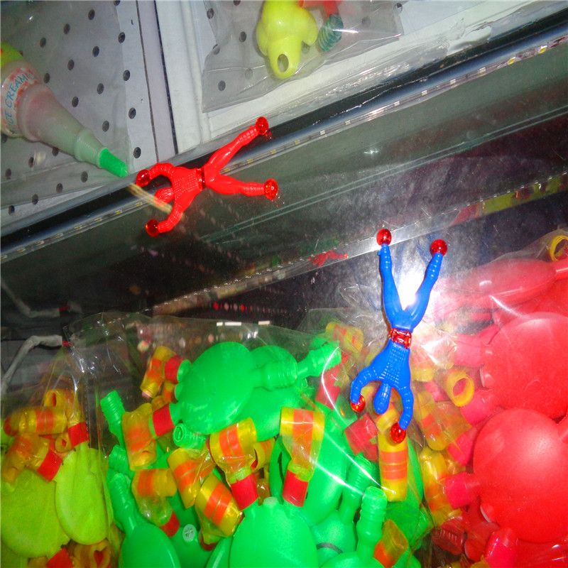 儿童玩具会翻斗的蜘蛛侠爆款创意爬墙人粘性爬壁超人地推货厂直销详情图4