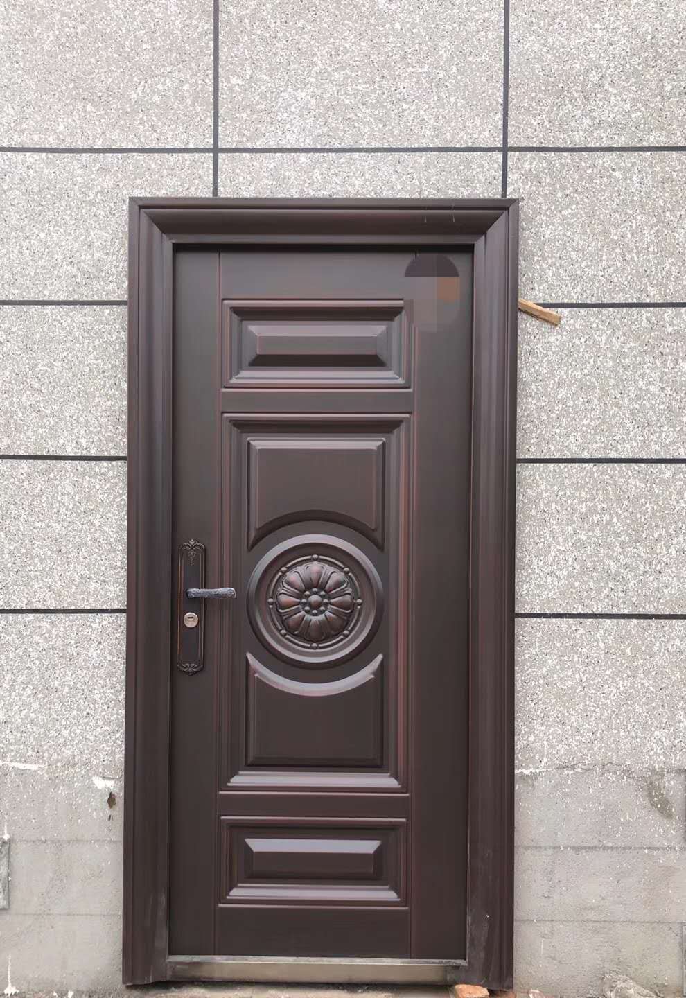 ZINC DOOR 锌合金 别墅大门 真铜色