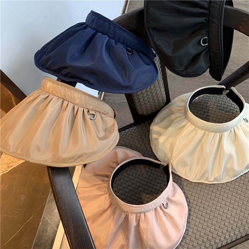 Summer Women's Hat Twill Baseball Cap All Cotton After Foreign Trade Open Sun Hat Solid Color Light Plate Cap Specification drawing