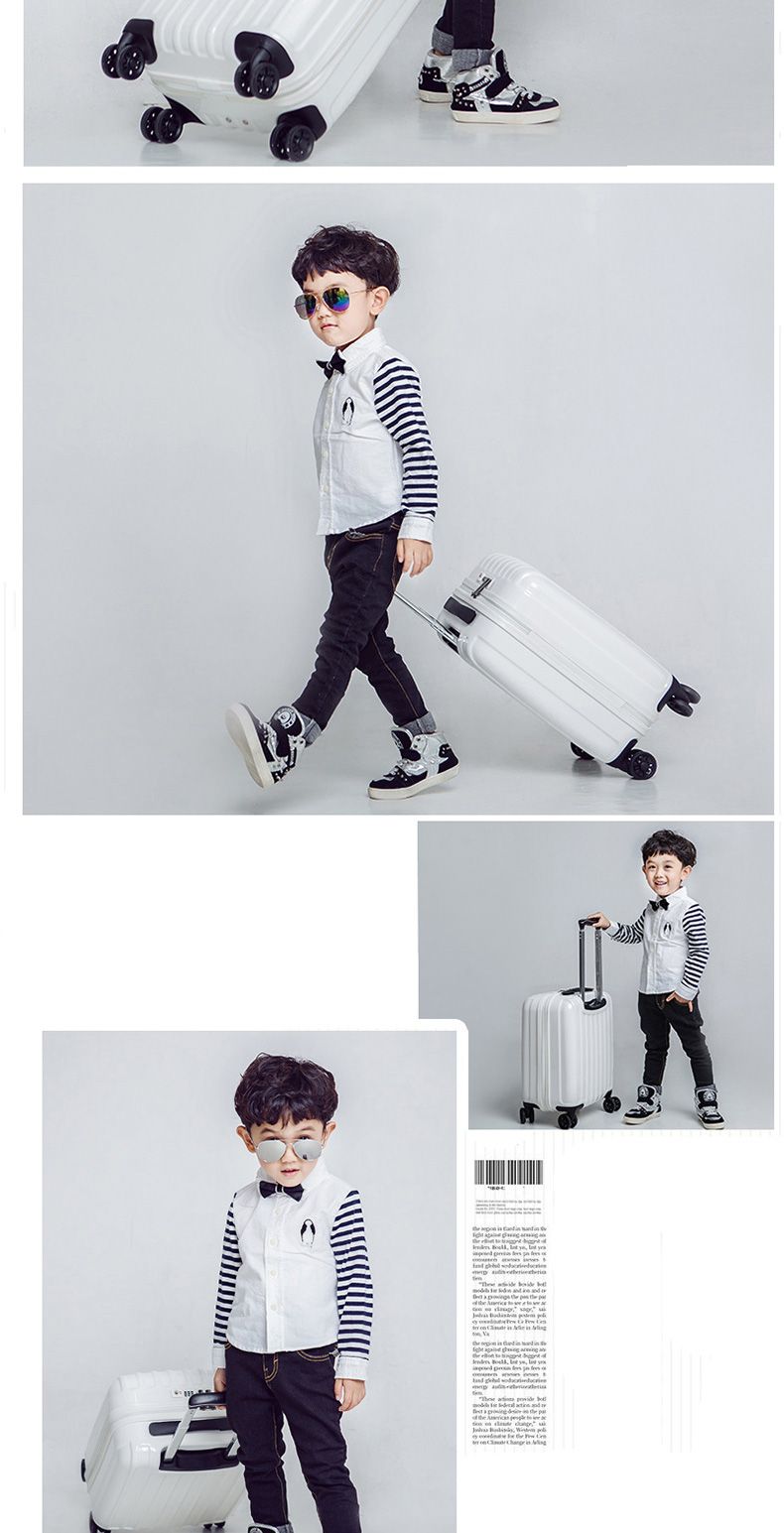 韩版儿童拉杆箱行李箱小型旅行箱万向轮登机箱轻便耐用详情图12