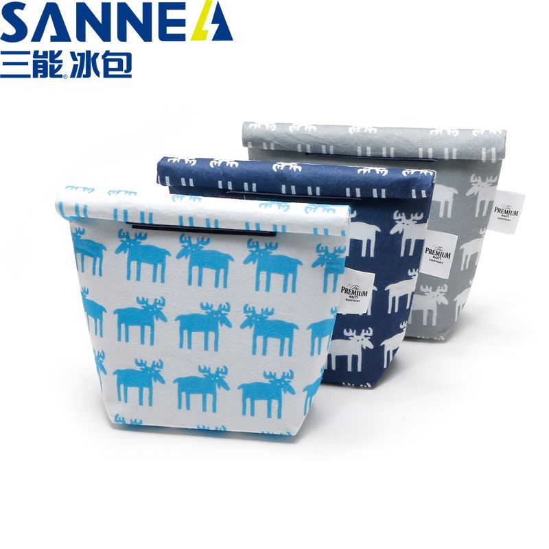 SANNE Oxford fabric waterproof and insulated lunch box bag, outdoor picnic bento bag, hand-held aluminum foil ice pack backpack Specification image