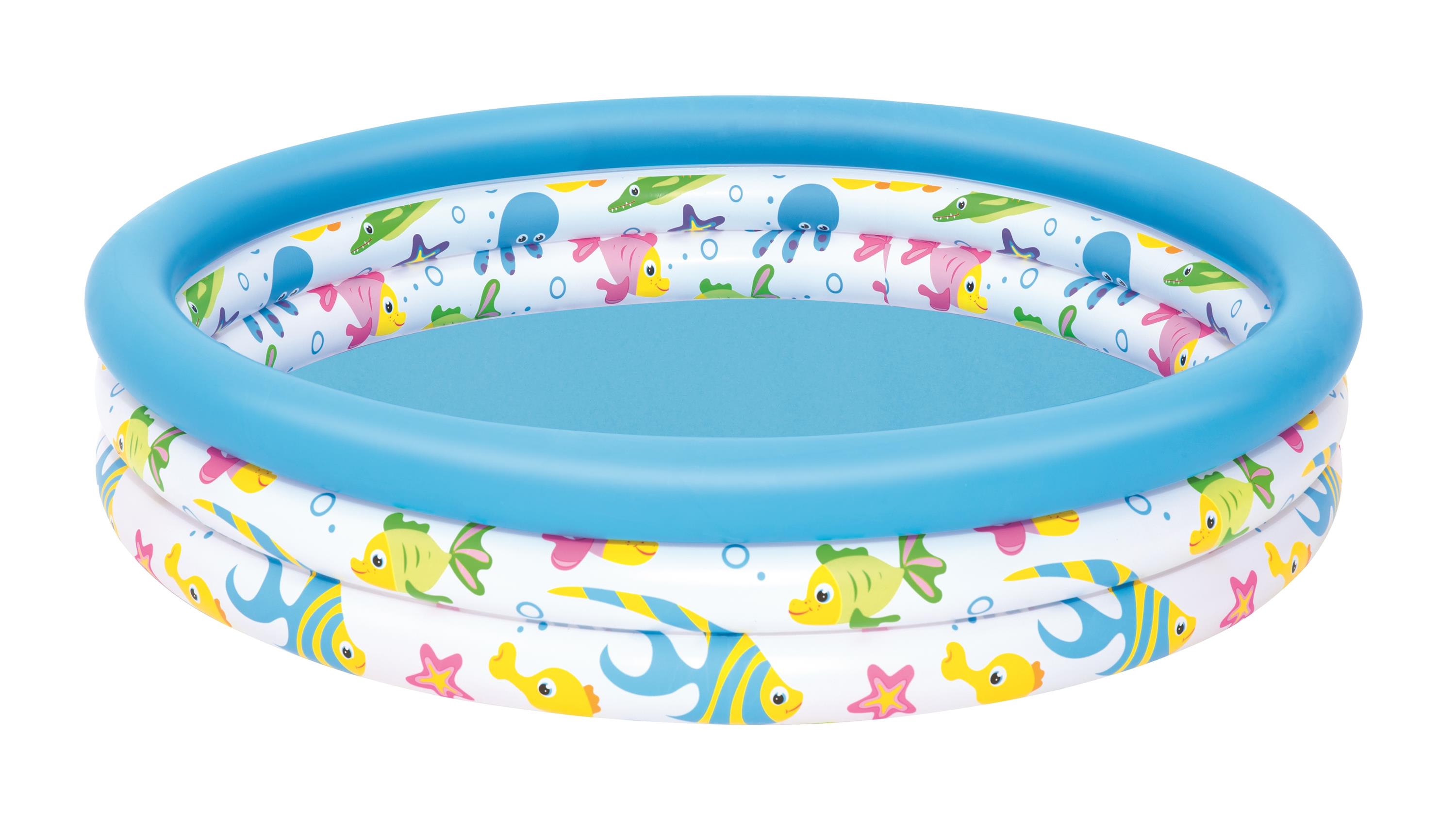 Bestway® Φ48" x H10"/Φ1.22m x H25cm 海洋三环水池产品图