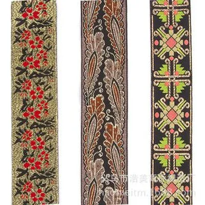 Manufacturers Produce Polyester Gold And Silver Ribbon Special Boutique Trademark Cloth Label Custom Lace Processing Wholesale