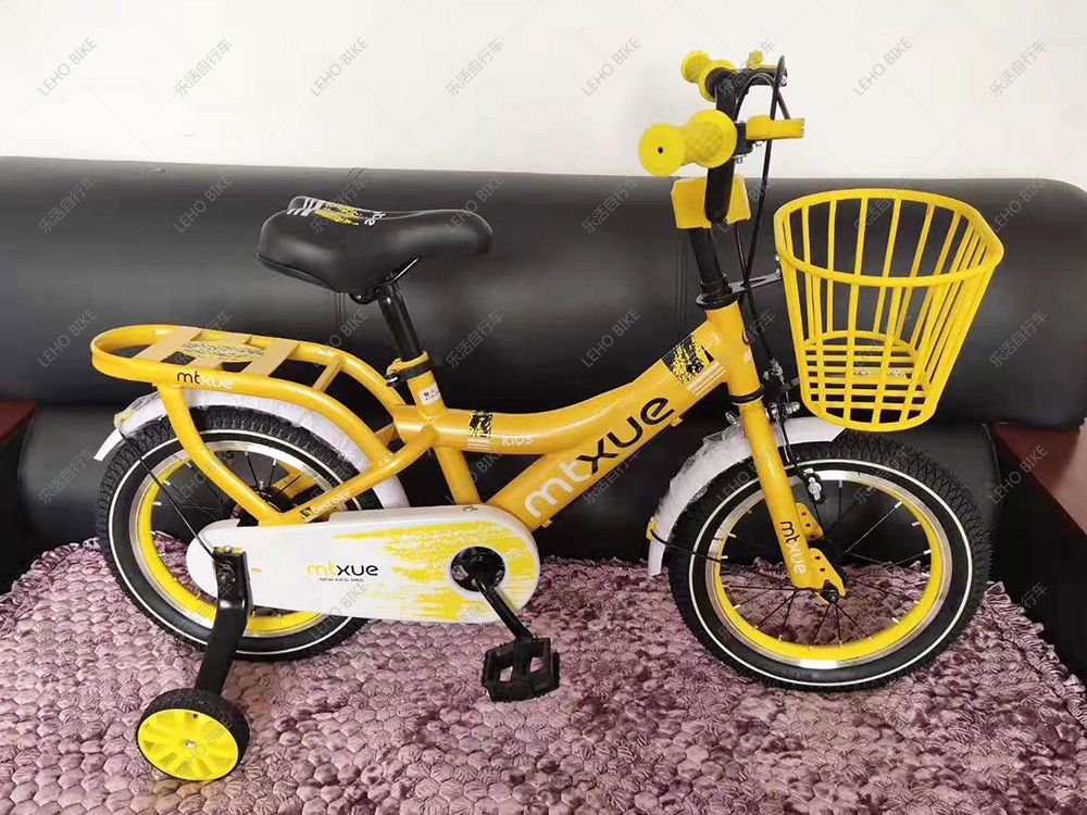 12 "Deluxe Ballet children's bike with back seat and basket deluxe edition