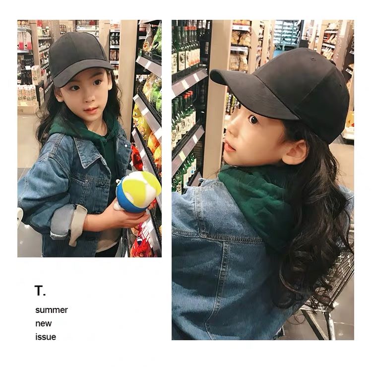 Children's Hat Tide New Embroidered Four Seasons Boys Baseball Cap Baby Girls Cap Factory Wholesale Specification drawing