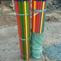 大量供应1.2米扫把杆 拖把杆 木杆包塑木杆圆木杆木纹杆彩色杆