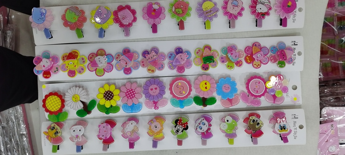 亚克力压夹卡通一卡10个