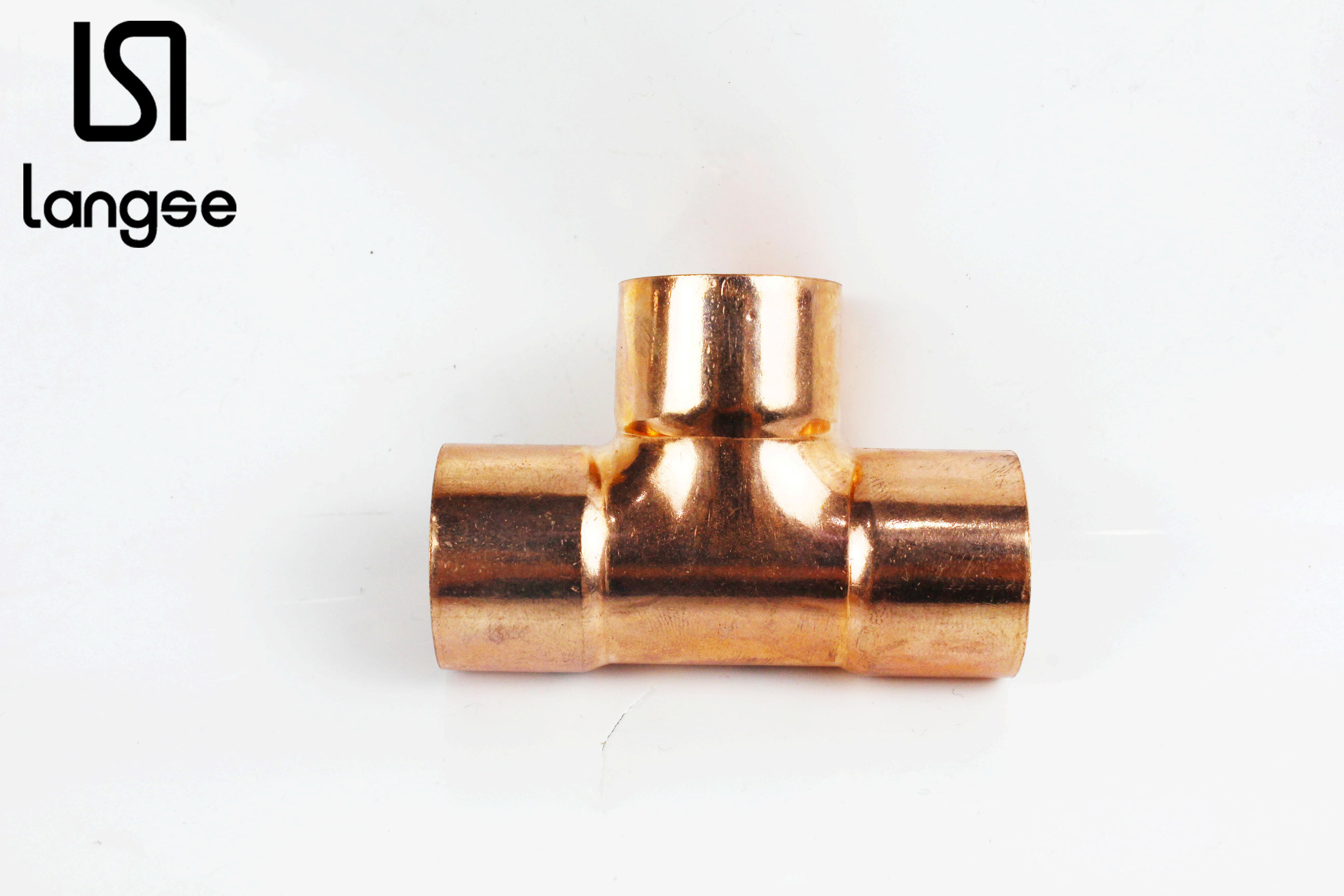 高品质紫铜三通LANGSE 三通接头详情图5