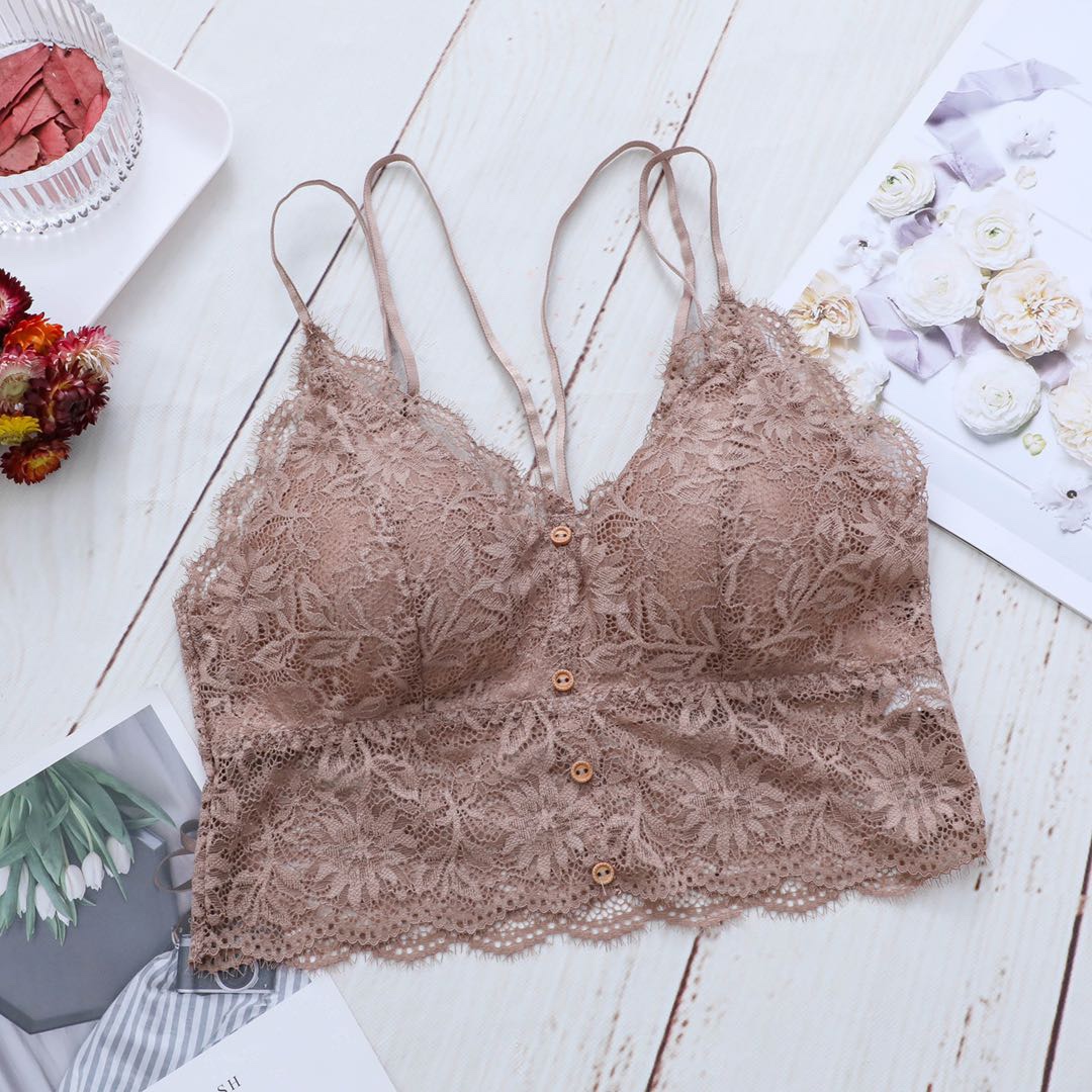 Mei Dai Fang New Lace Button Beautiful Back undefined