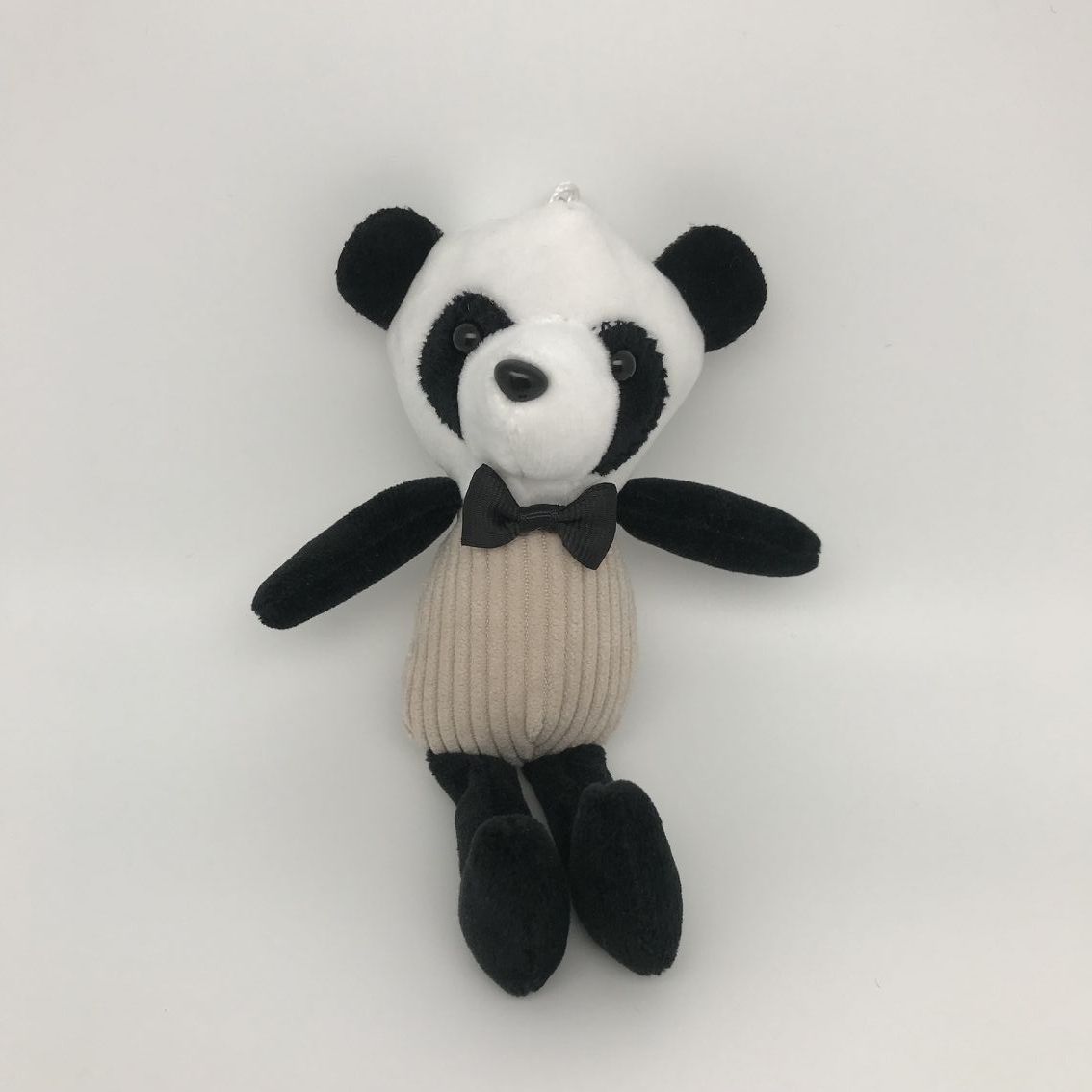 Cute cartoon little panda plush toys, small panda clothing pendants, keychains, dolls, bags, pendants detail image 5