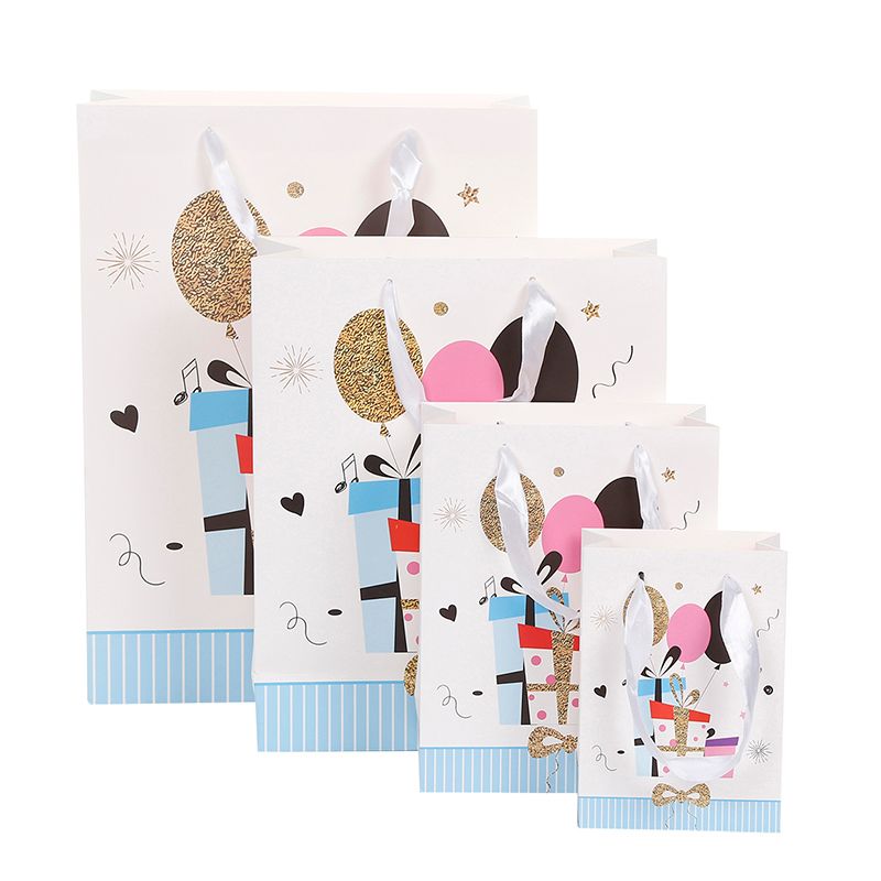 高档白卡纸袋手提礼品纸袋精美印花服装纸袋购物纸袋手提袋定制详情图3