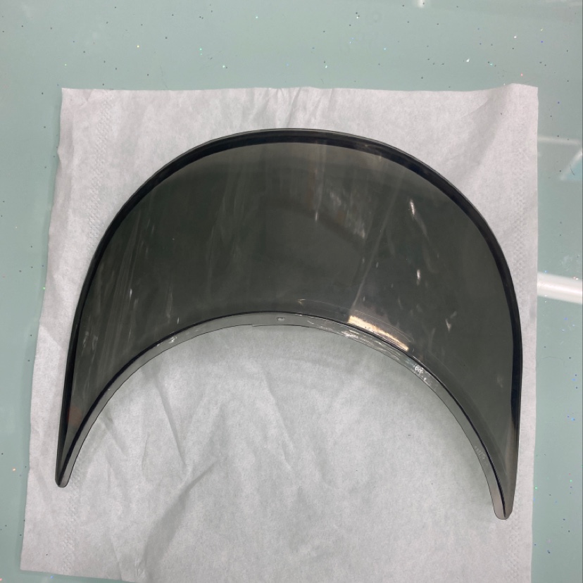 Grey Transparent Visor