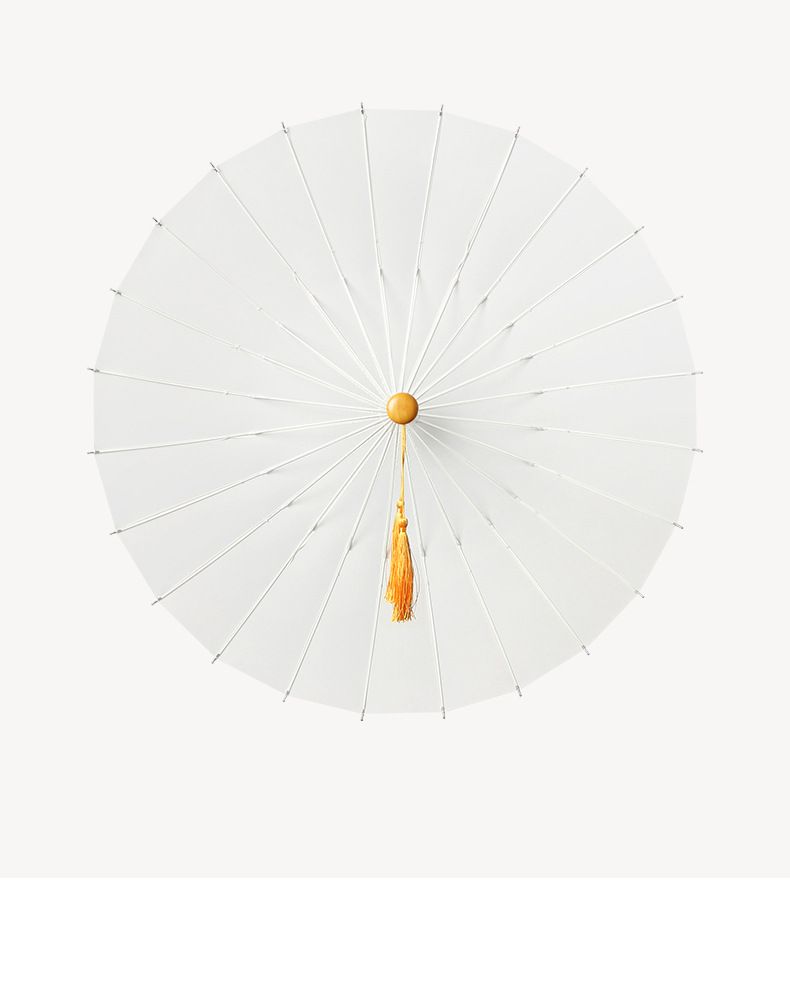 复古森系直杆实木柄雨伞定制创意24骨素色小清新长柄伞防风晴雨伞详情图7