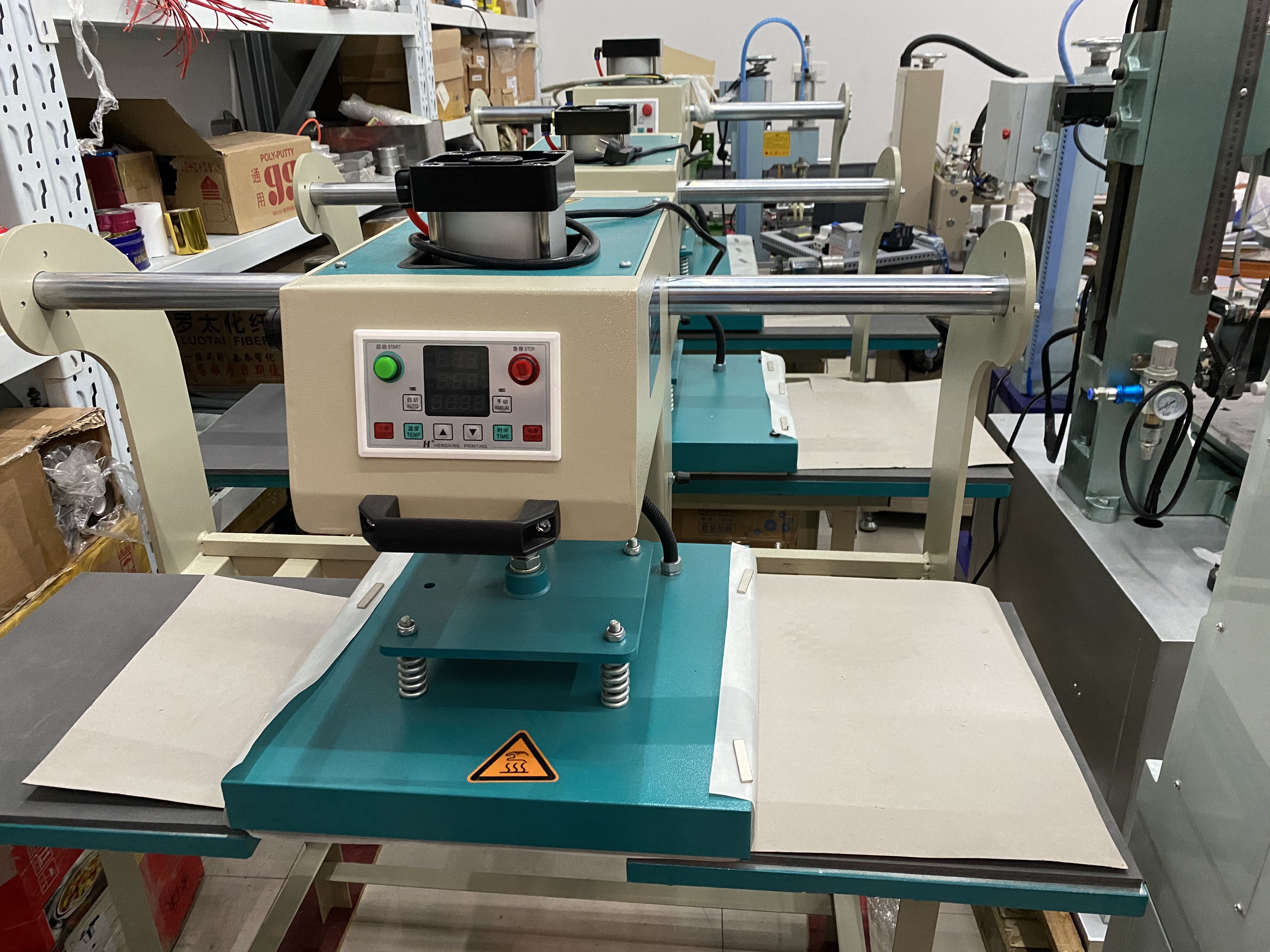 Move up the double-station heat transfer printing machine details Picture